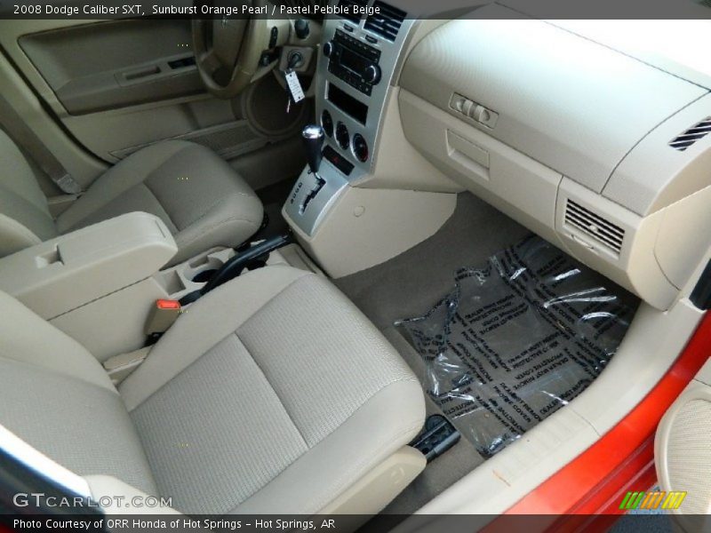 Sunburst Orange Pearl / Pastel Pebble Beige 2008 Dodge Caliber SXT