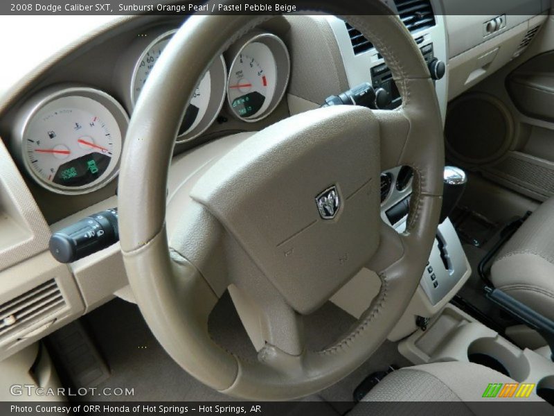 Sunburst Orange Pearl / Pastel Pebble Beige 2008 Dodge Caliber SXT
