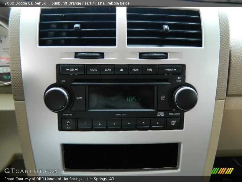 Sunburst Orange Pearl / Pastel Pebble Beige 2008 Dodge Caliber SXT