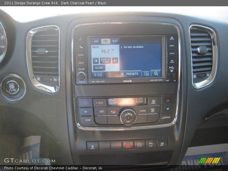 Dark Charcoal Pearl / Black 2011 Dodge Durango Crew 4x4