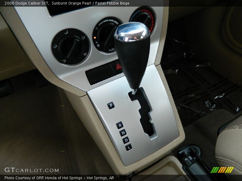 Sunburst Orange Pearl / Pastel Pebble Beige 2008 Dodge Caliber SXT