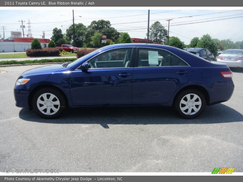 Blue Ribbon Metallic / Ash 2011 Toyota Camry LE
