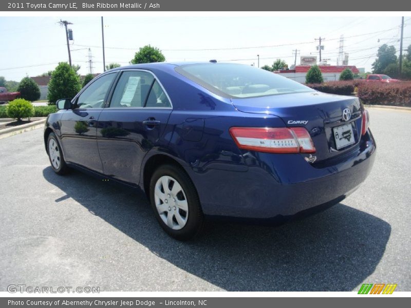 Blue Ribbon Metallic / Ash 2011 Toyota Camry LE
