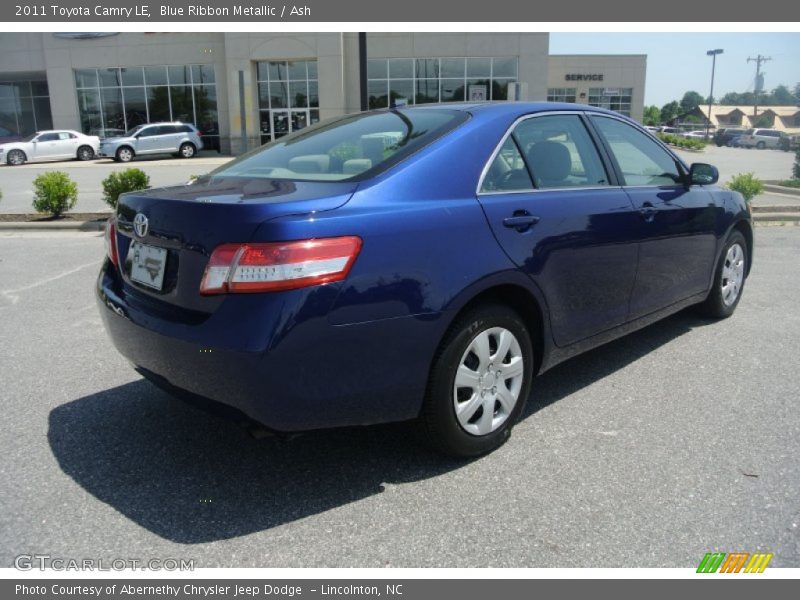 Blue Ribbon Metallic / Ash 2011 Toyota Camry LE