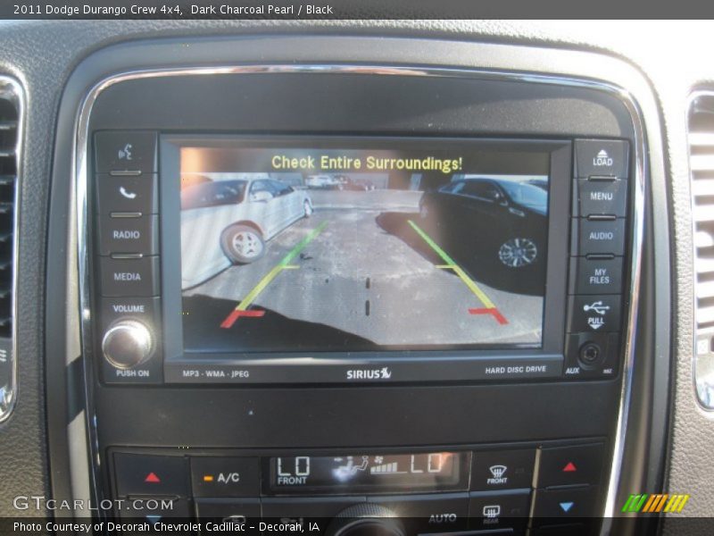Dark Charcoal Pearl / Black 2011 Dodge Durango Crew 4x4