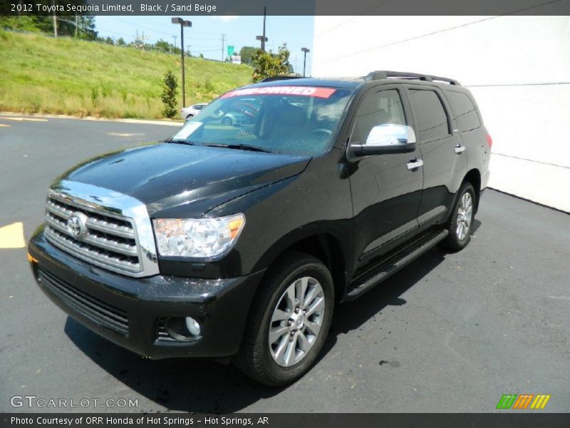Black / Sand Beige 2012 Toyota Sequoia Limited