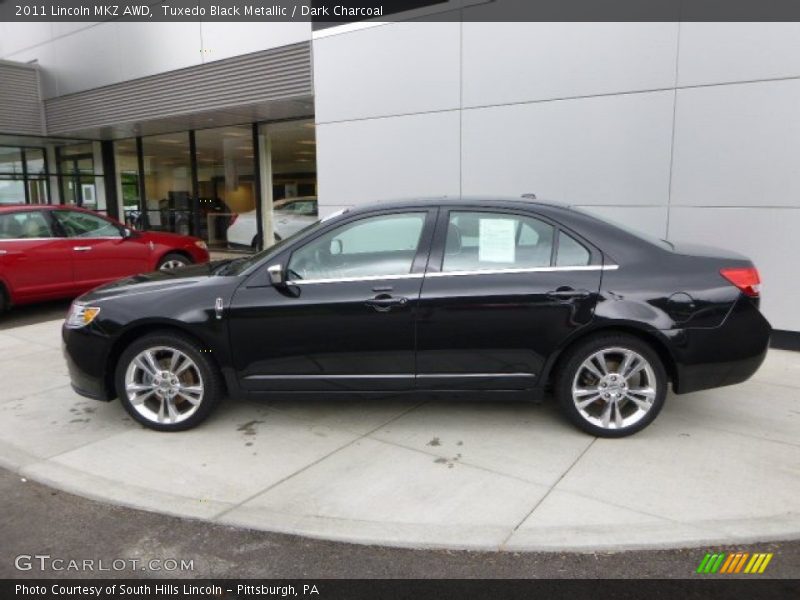 Tuxedo Black Metallic / Dark Charcoal 2011 Lincoln MKZ AWD