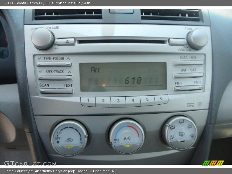 Blue Ribbon Metallic / Ash 2011 Toyota Camry LE