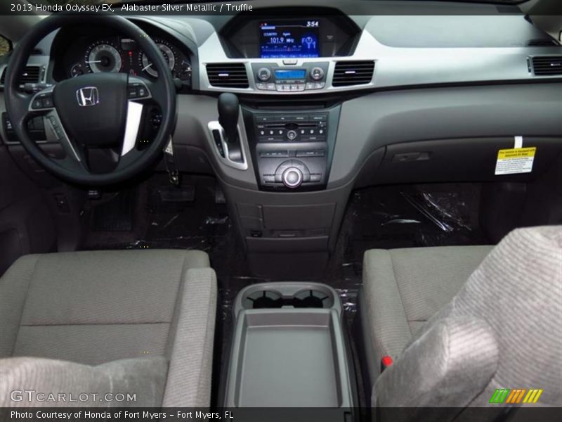 Alabaster Silver Metallic / Truffle 2013 Honda Odyssey EX
