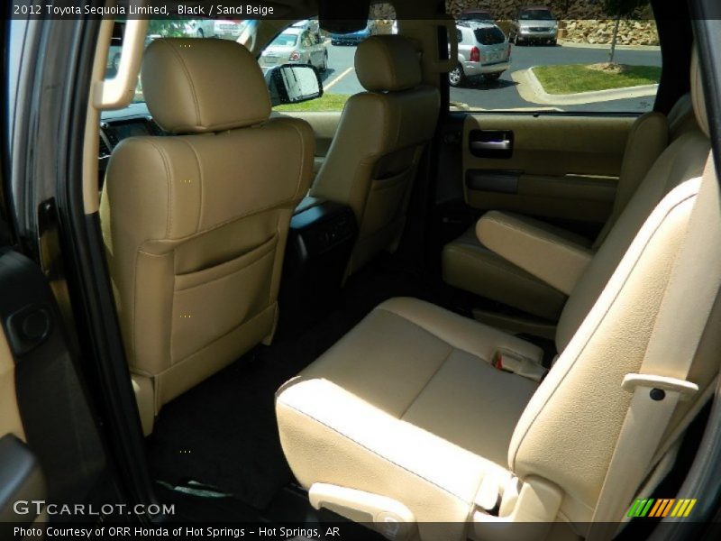 Rear Seat of 2012 Sequoia Limited