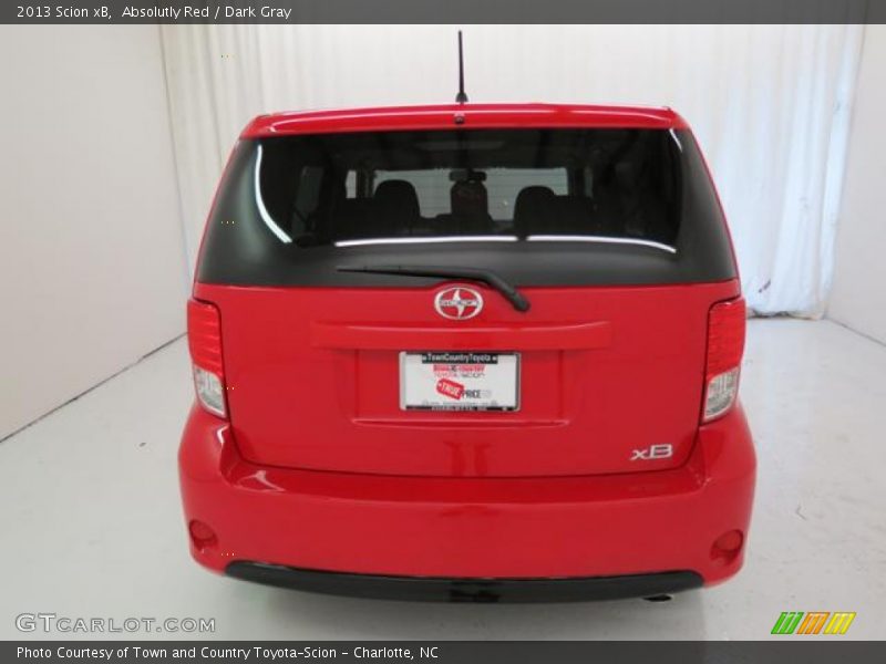 Absolutly Red / Dark Gray 2013 Scion xB