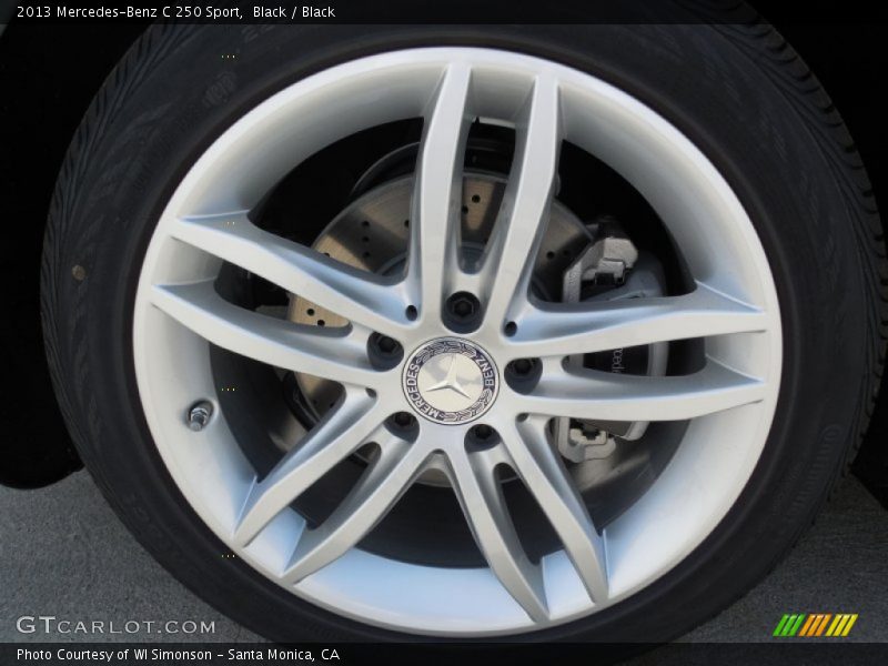 Black / Black 2013 Mercedes-Benz C 250 Sport