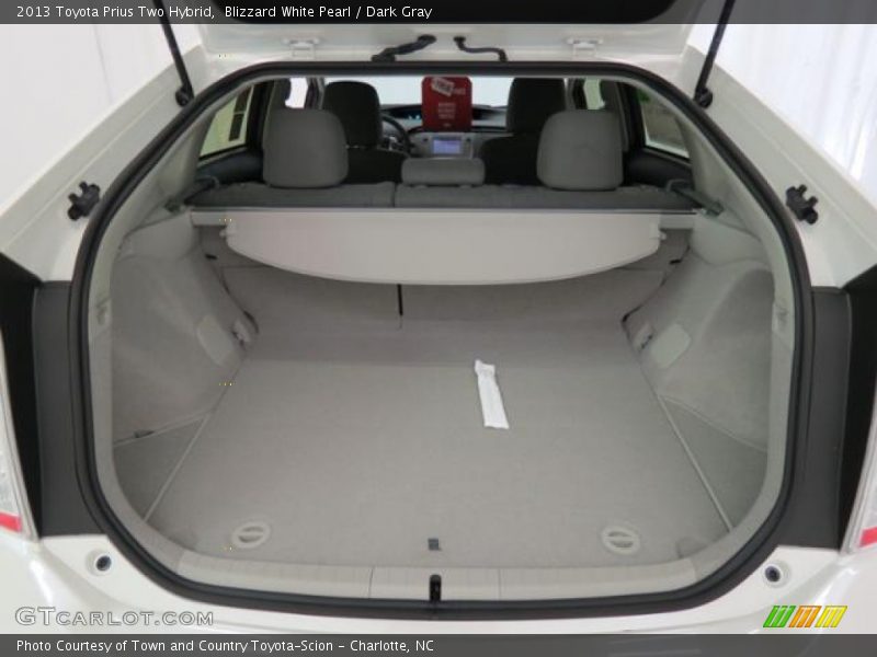 Blizzard White Pearl / Dark Gray 2013 Toyota Prius Two Hybrid
