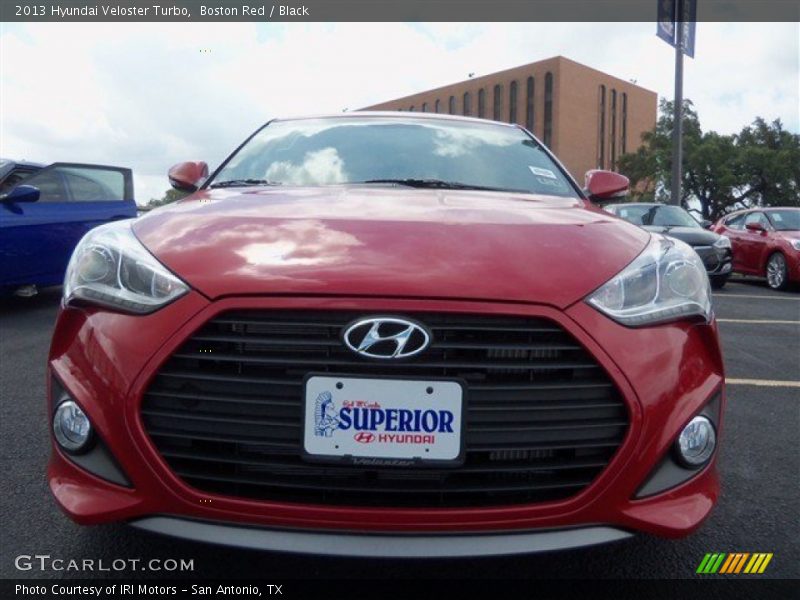 Boston Red / Black 2013 Hyundai Veloster Turbo