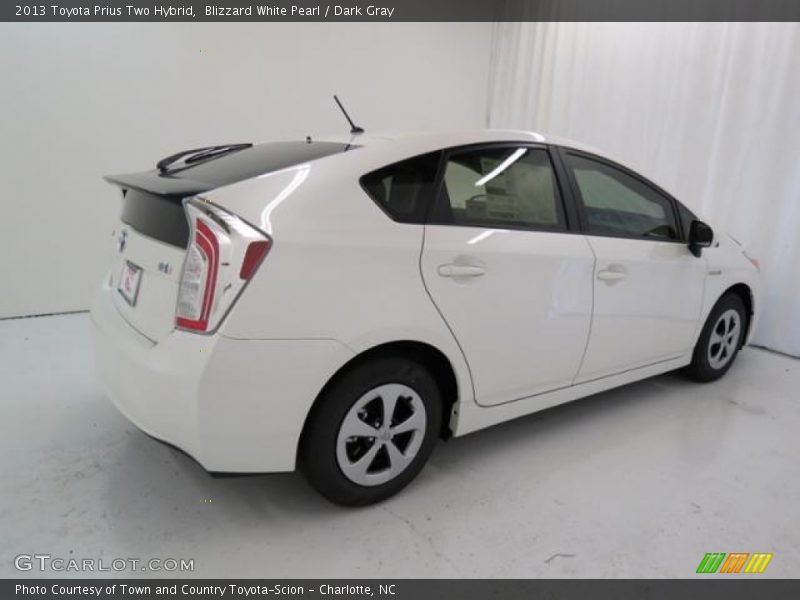 Blizzard White Pearl / Dark Gray 2013 Toyota Prius Two Hybrid