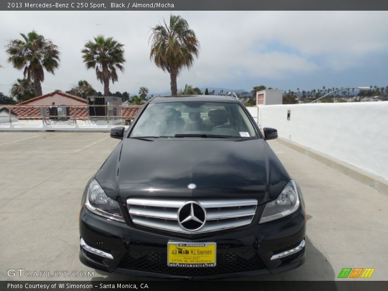 Black / Almond/Mocha 2013 Mercedes-Benz C 250 Sport