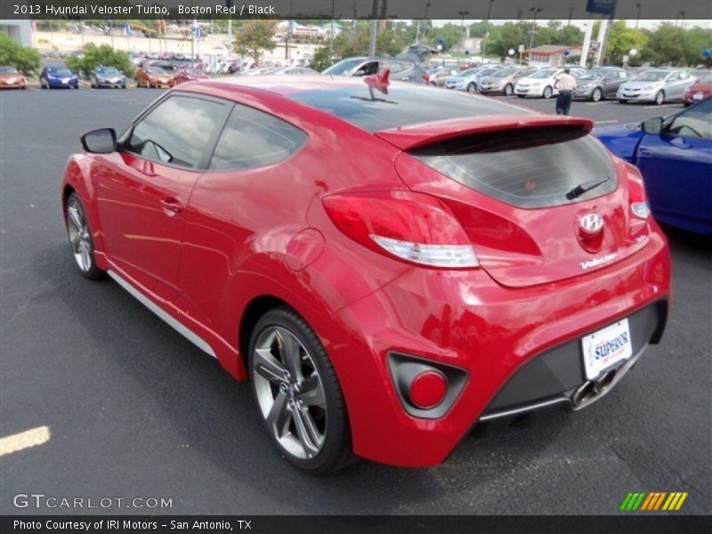 Boston Red / Black 2013 Hyundai Veloster Turbo