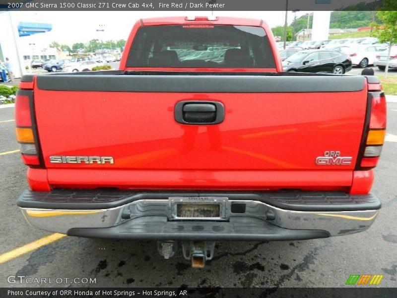 Fire Red / Dark Pewter 2007 GMC Sierra 1500 Classic Z71 Crew Cab 4x4