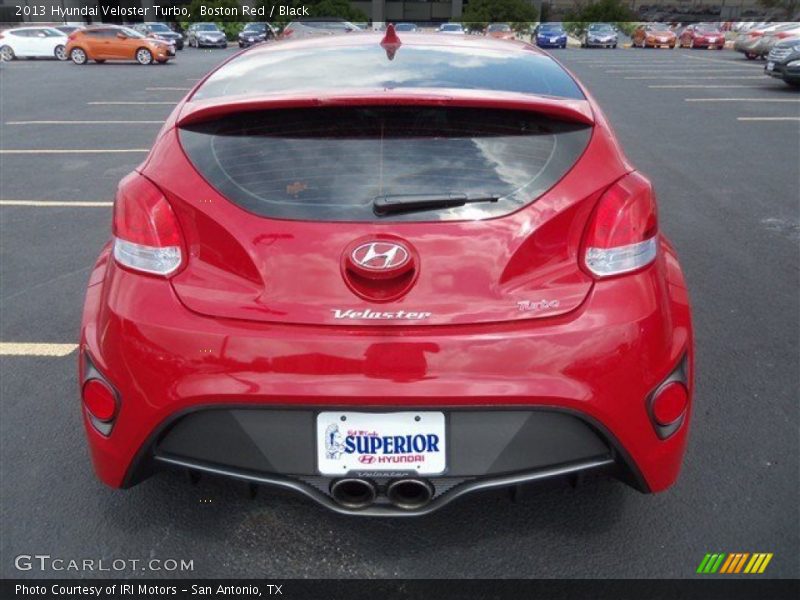 Boston Red / Black 2013 Hyundai Veloster Turbo