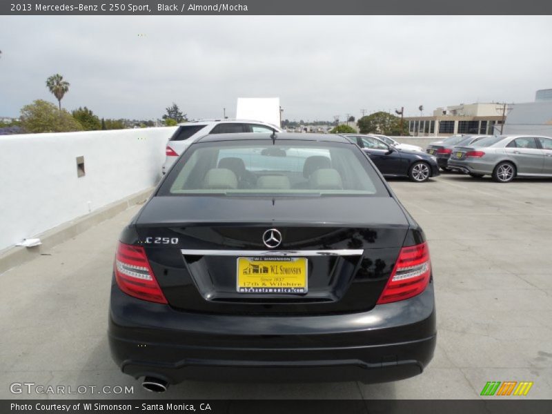 Black / Almond/Mocha 2013 Mercedes-Benz C 250 Sport