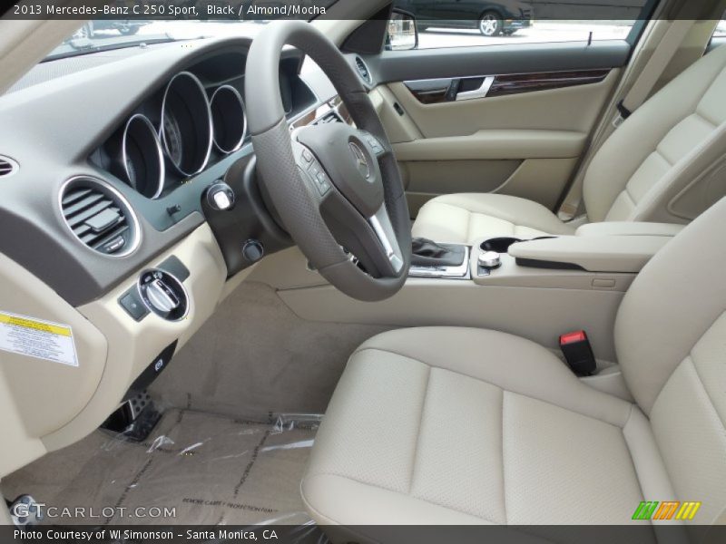 Black / Almond/Mocha 2013 Mercedes-Benz C 250 Sport