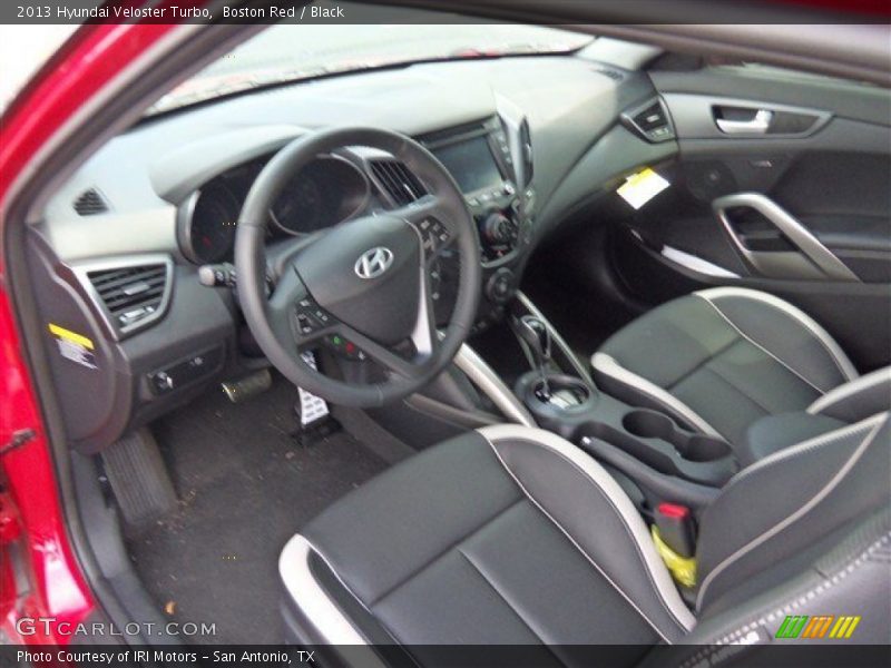 Boston Red / Black 2013 Hyundai Veloster Turbo
