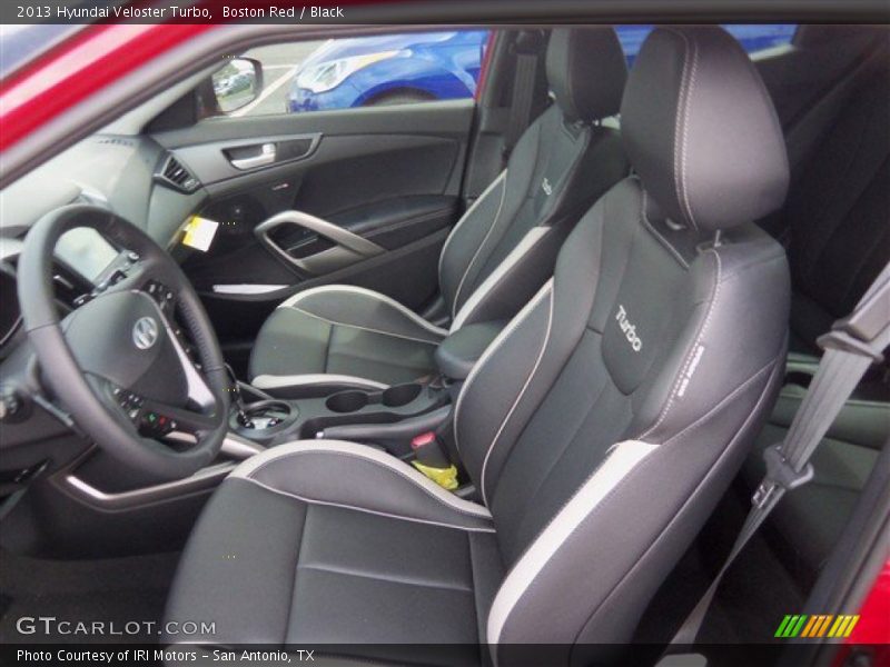 Boston Red / Black 2013 Hyundai Veloster Turbo