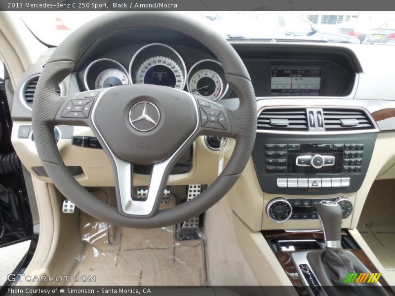 Black / Almond/Mocha 2013 Mercedes-Benz C 250 Sport