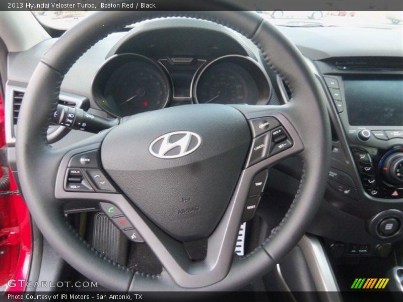 Boston Red / Black 2013 Hyundai Veloster Turbo