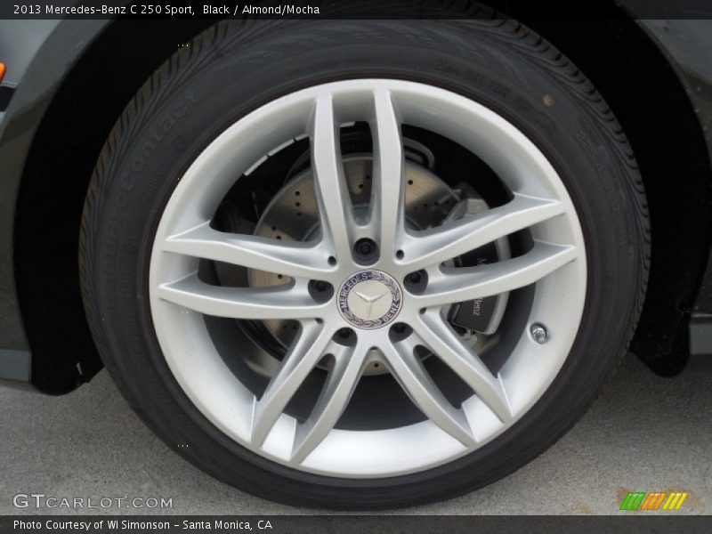 Black / Almond/Mocha 2013 Mercedes-Benz C 250 Sport