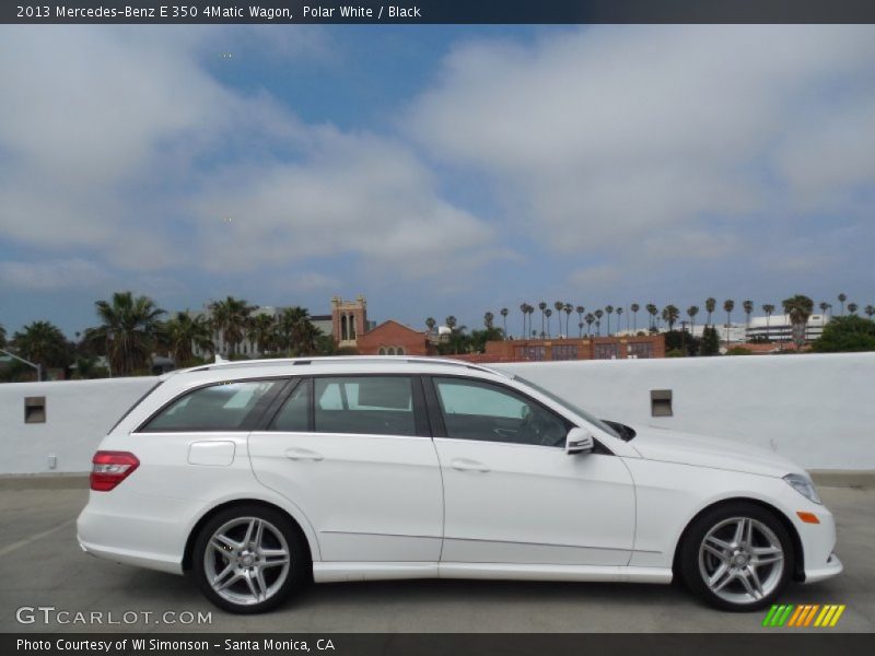 Polar White / Black 2013 Mercedes-Benz E 350 4Matic Wagon