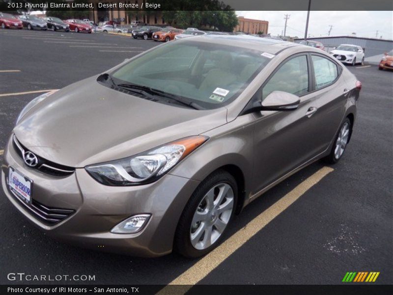 Desert Bronze / Beige 2013 Hyundai Elantra Limited