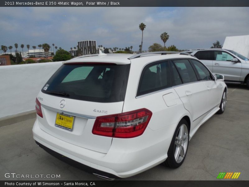 Polar White / Black 2013 Mercedes-Benz E 350 4Matic Wagon