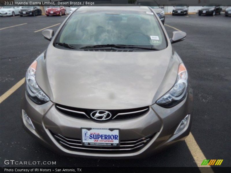 Desert Bronze / Beige 2013 Hyundai Elantra Limited