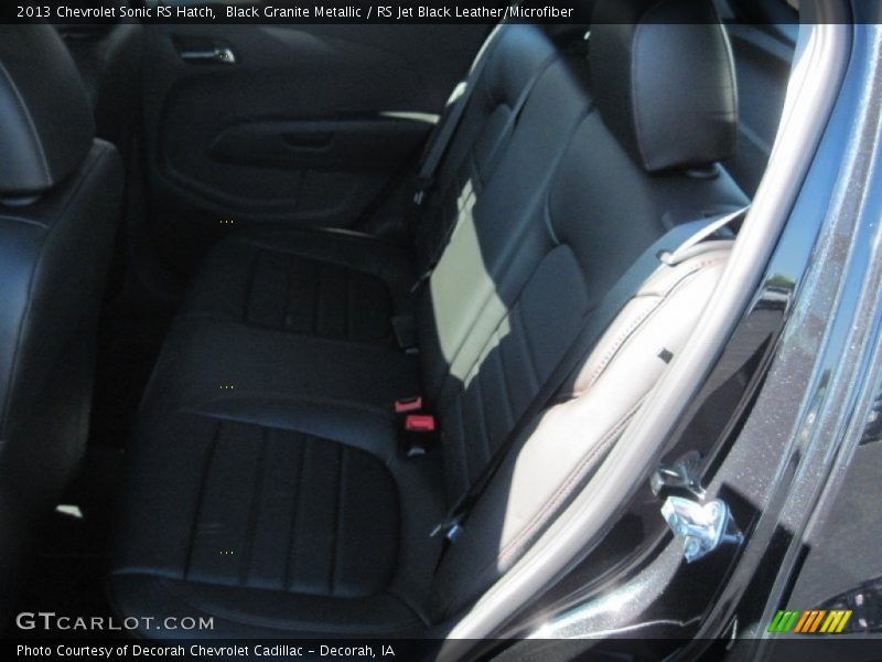 Black Granite Metallic / RS Jet Black Leather/Microfiber 2013 Chevrolet Sonic RS Hatch