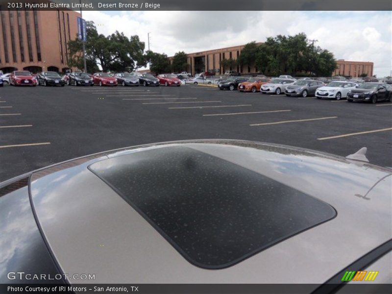 Desert Bronze / Beige 2013 Hyundai Elantra Limited