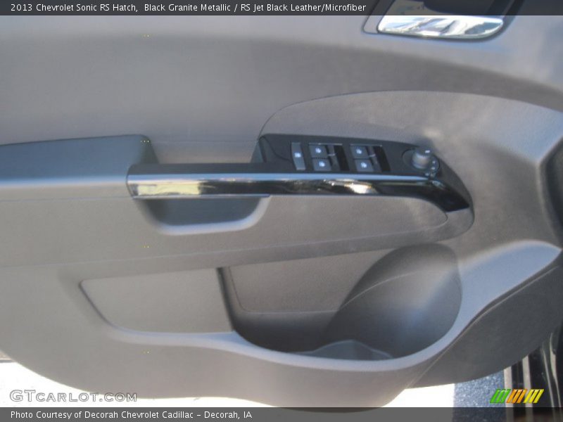 Black Granite Metallic / RS Jet Black Leather/Microfiber 2013 Chevrolet Sonic RS Hatch