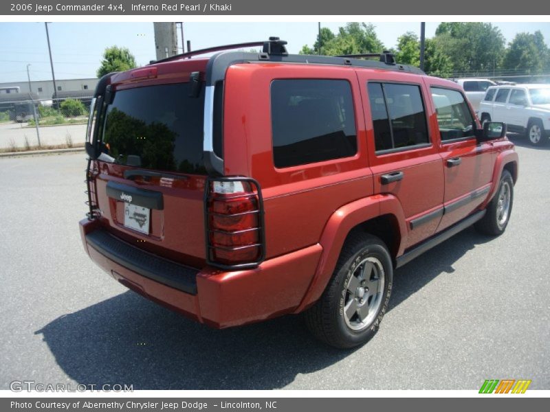 Inferno Red Pearl / Khaki 2006 Jeep Commander 4x4