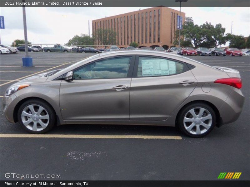 Desert Bronze / Beige 2013 Hyundai Elantra Limited