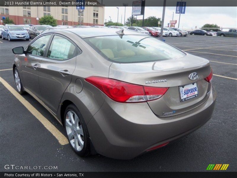 Desert Bronze / Beige 2013 Hyundai Elantra Limited