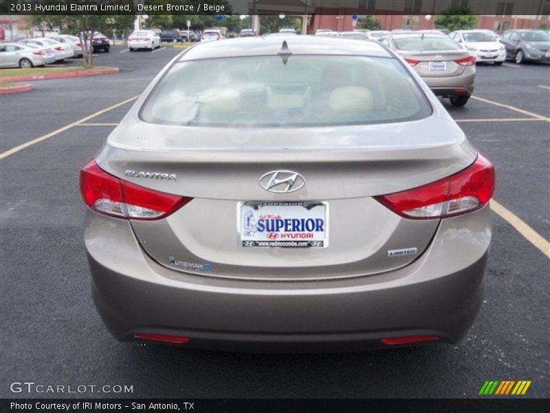 Desert Bronze / Beige 2013 Hyundai Elantra Limited