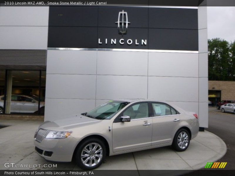 Smoke Stone Metallic / Light Camel 2010 Lincoln MKZ AWD