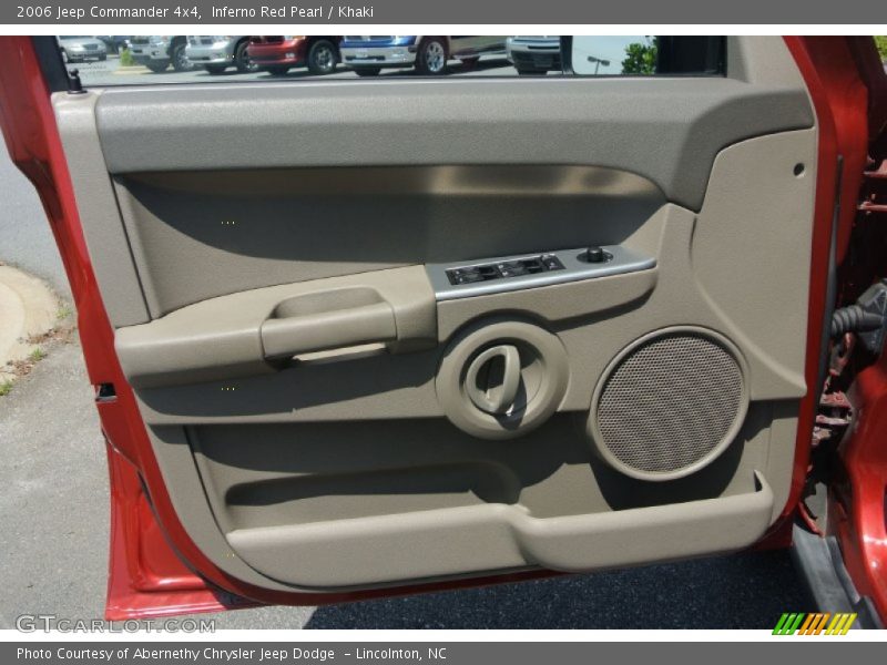 Inferno Red Pearl / Khaki 2006 Jeep Commander 4x4