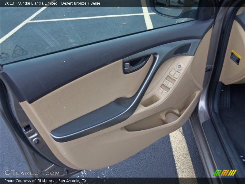 Desert Bronze / Beige 2013 Hyundai Elantra Limited