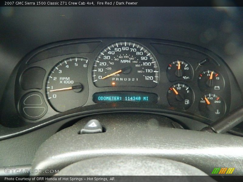 Fire Red / Dark Pewter 2007 GMC Sierra 1500 Classic Z71 Crew Cab 4x4