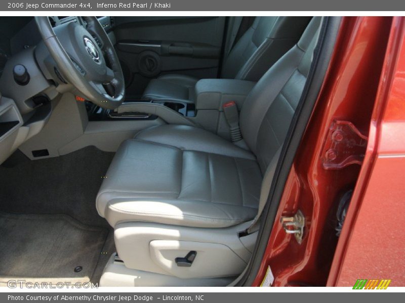 Inferno Red Pearl / Khaki 2006 Jeep Commander 4x4