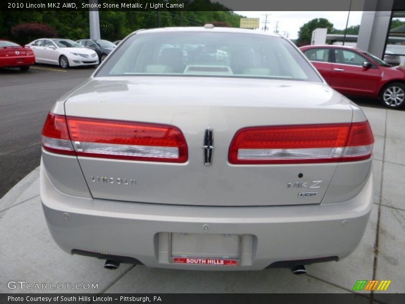 Smoke Stone Metallic / Light Camel 2010 Lincoln MKZ AWD