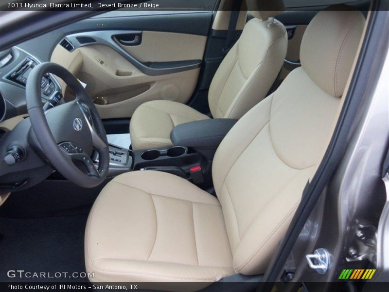 Desert Bronze / Beige 2013 Hyundai Elantra Limited