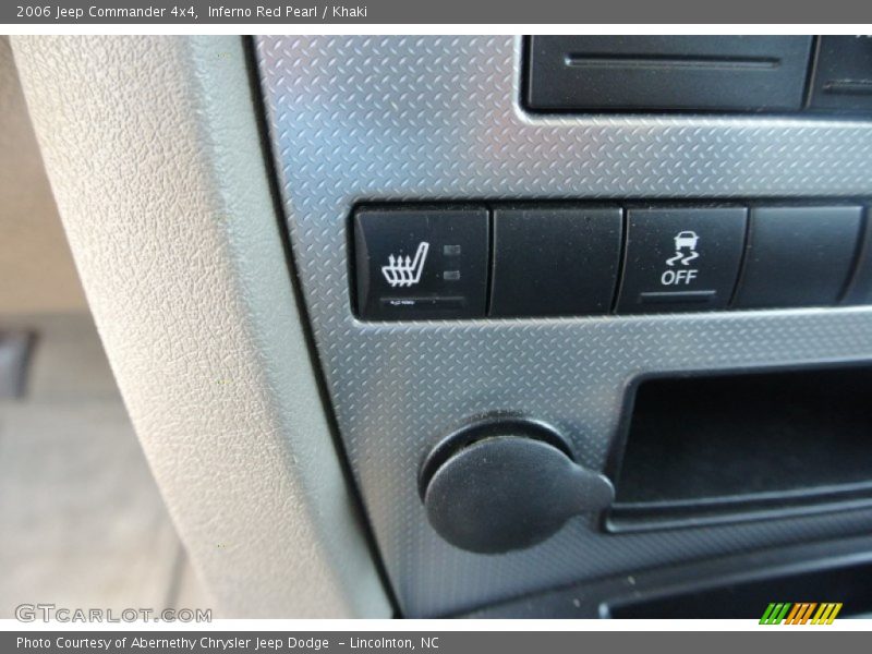 Inferno Red Pearl / Khaki 2006 Jeep Commander 4x4