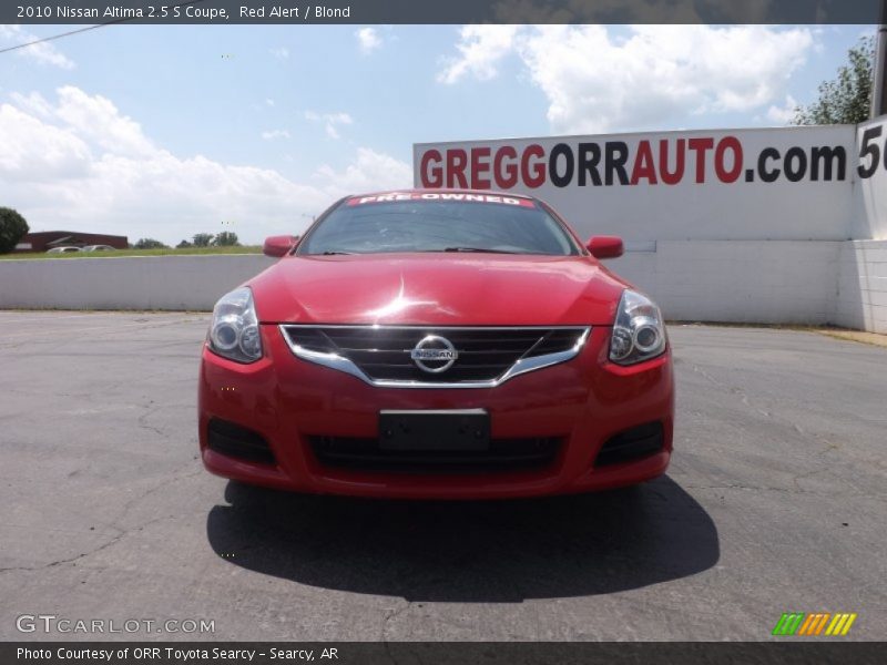 Red Alert / Blond 2010 Nissan Altima 2.5 S Coupe